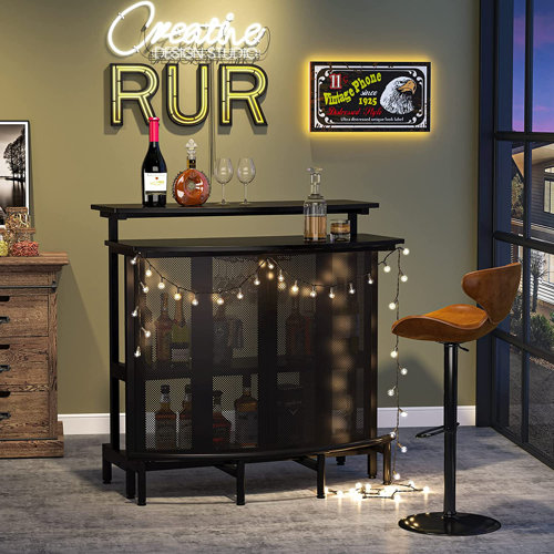 Wayfair Curved Home Bars & Bar Sets You'll Love in 2024